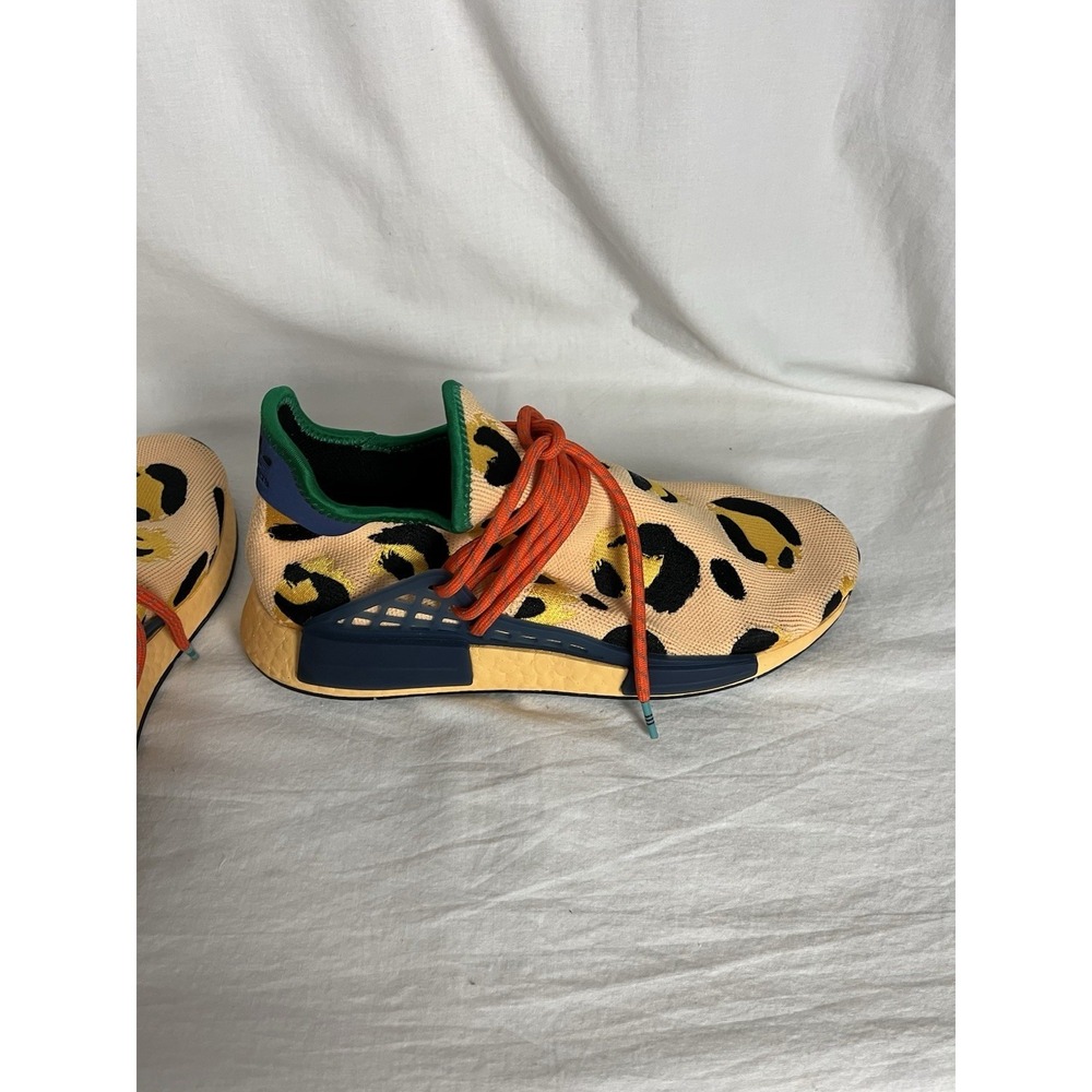 Adidas Pharrell Williams HU NMD Leopard Primeknit Sneaker Men's Size 10.5 - Picture 10 of 12